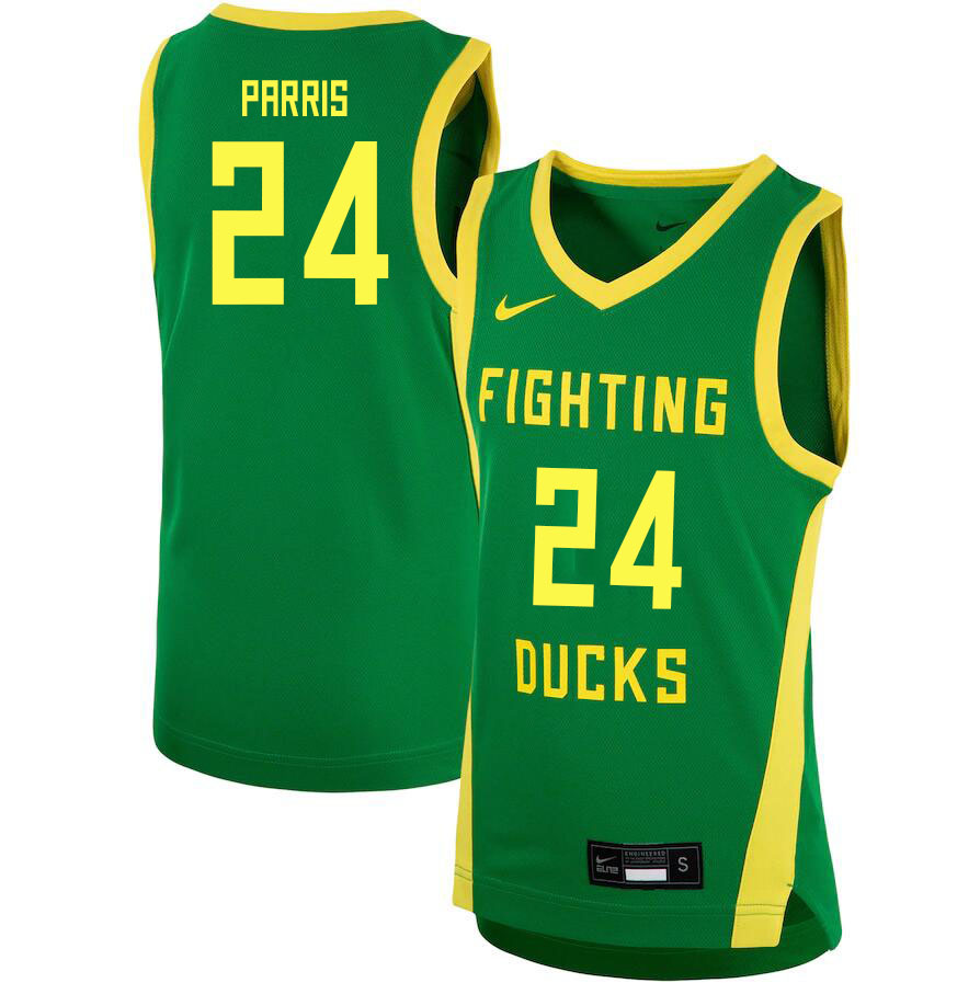 Men #24 Brady Parris Oregon Ducks College Basketball Jerseys Sale-Green